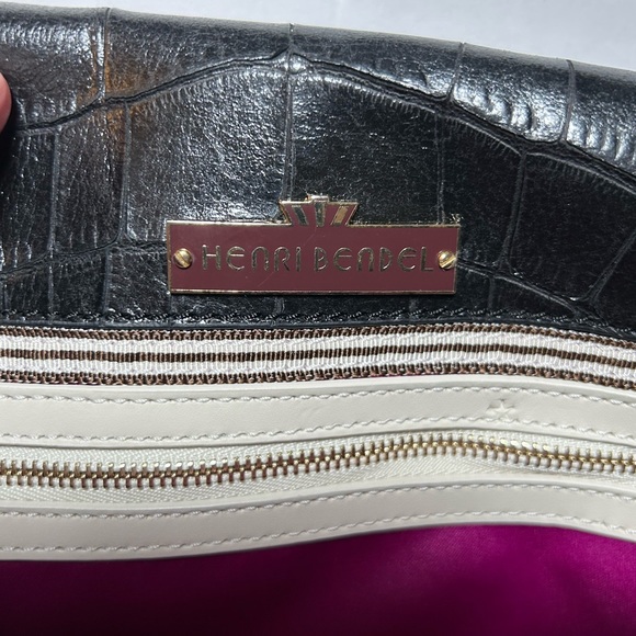 Henri Bendel Croc Textured Handbag - Picture 10 of 16